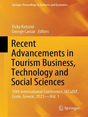 cover image of Recent Advancements in Tourism Business, Technology and Social Sciences